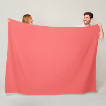 Pastel Blush Peach Effen kleur