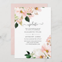 Pastel Blush Pink Floral Spring Weddenschap Update