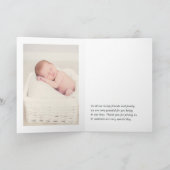 Pastel Blush Pink Geometric Bedankkaart (Binnen)