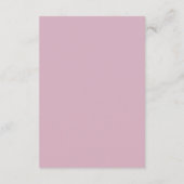 Pastel Blush Pink Wedding Details Order Of The Day Informatiekaartje (Achterkant)
