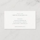 Pastel Blush Roos Gold Agate Marble Texture Logo Visitekaartje (Achterkant)