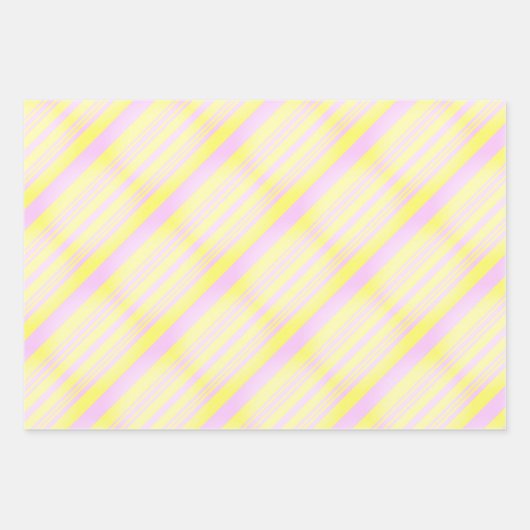 Pastel Blush Roze Baby Blauw Lavendel Groen Pasen Inpakpapier Vel (Voorkant 2)