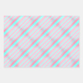 Pastel Blush Roze Baby Blauw Lavendel Groen Pasen Inpakpapier Vel (Voorkant)