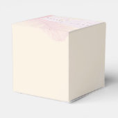 Pastel Blush Roze en Lavender Paint Splash Bedankdoosjes (Achterkant)