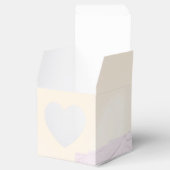 Pastel Blush Roze en Lavender Paint Splash Bedankdoosjes (Geopend)