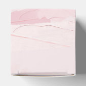 Pastel Blush Roze Verf Splash Bedankdoosjes (Bovenkant)