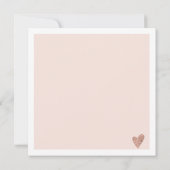 Pastel blush roze vierkant cadeaubon logo (Achterkant)