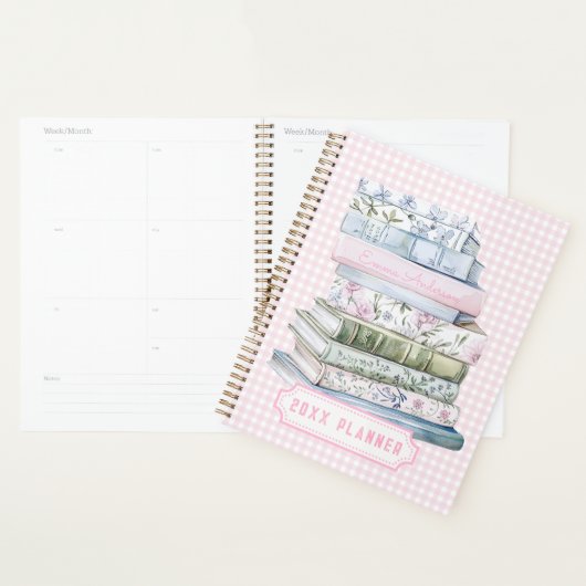 Pastel Boeken | Literatuur Onderwerp Planner (Display)