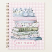 Pastel Boeken | Literatuur Onderwerp Planner (Voorkant)