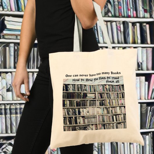 Pastel boekenkast planken van boeken tote bag