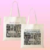 Pastel boekenkast planken van boeken tote bag