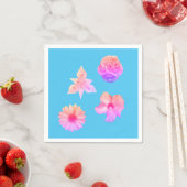 Pastel Boeket Papieren Servetten (Insitu)