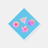 Pastel Boeket Papieren Servetten (Hoek)