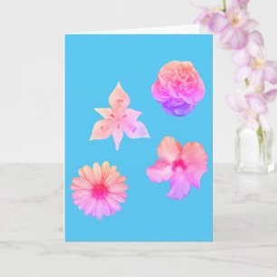 Pastel Boeketkaart Kaart