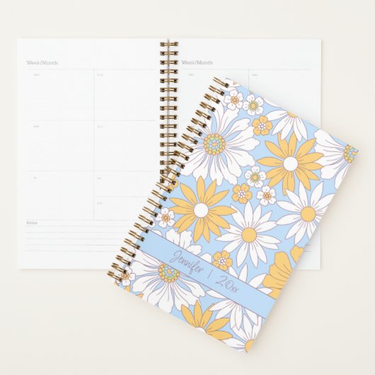 Pastel Boheemse bloemen Planner (Display)