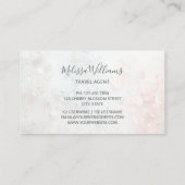 Pastel Boho Bloemen Logo Visitekaartje (Achterkant)