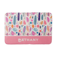 Pastel BOHO Chic Botanische Patroon Aangepaste naa