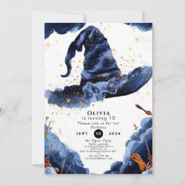 Pastel Boho Enchantment Wizard Verjaardag Kaart