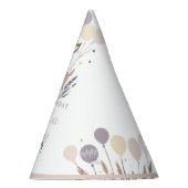 Pastel Boho Fawn en ballonnen Verjaardag Feesthoedjes (Rechts)