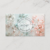 Pastel Boho Flowers Logo Visitekaartje (Voorkant)