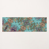  Pastel Boho Fun Custom Abstract Modern Yogamat (Achterkant (horizontaal))