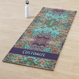 Pastel Boho Fun Custom Abstract Modern Yogamat