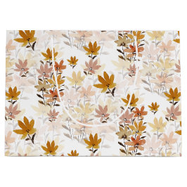 Pastel Boho Mosterd Geel Wildflowers Groot Cadeauzakje