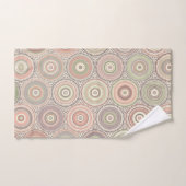 Pastel Boho Multi Mandalas Bad Handdoek (Handdoek)