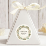 Pastel Boho Neutral Floral Wedding Round Sticker<br><div class="desc">Een elegant collectie handgetrokken boho floral in doorschijnend en neutraal bruin. Pas uw gegevens snel en eenvoudig aan met uw gegevens. Druk op de knop Aanpassen. Overeenkomende objecten om je collectie te voltooien zijn beschikbaar in onze Zazzle winkel!</div>
