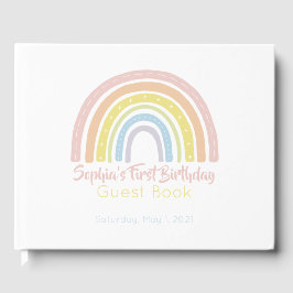 Pastel Boho Rainbow Gastenboek