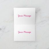 Pastel Boho Rainbow met hartenfeest Bedankkaart (Binnen)