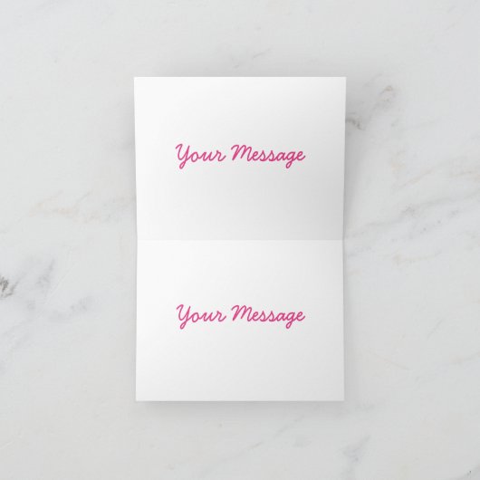 Pastel Boho Rainbow met hartenfeest Bedankkaart (Binnen)