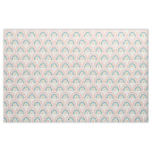 Pastel Boho Rainbows-Pinks, Blues, Gold Fabric Stof (Fat Quarter)
