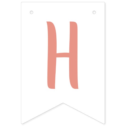 Pastel Boho regenboog meisjes gelukkig verjaardag Vlaggetjes (Tweede vlag)