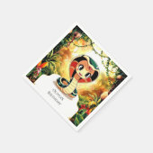 Pastel Boho Snake Verjaardag Servet (Hoek)