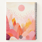Pastel Boho Spiral Notitieboek - Custom (Achterkant)