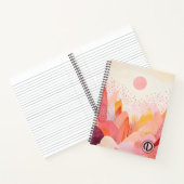 Pastel Boho Spiral Notitieboek - Custom (Binnen)