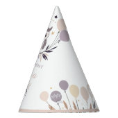 Pastel Boho Uil en Ballonnen Verjaardag Feesthoedjes (Rechts)