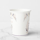 Pastel Boho Uil en Ballonnen Verjaardag Papieren Bekers (Rechts)