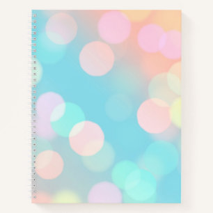 Pastel Bokeh Bullet Journal / gevoerd Notitieboek