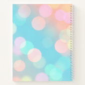 Pastel Bokeh Bullet Journal / gevoerd Notitieboek (Achterkant)