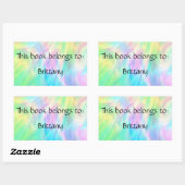 Pastel Bookplate Sticker (Vel)