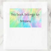 Pastel Bookplate Sticker (Tas)