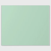 Pastel Bord Groen Effen Kleur | Klassiek | Elegant Cadeaupapier (Vlak)