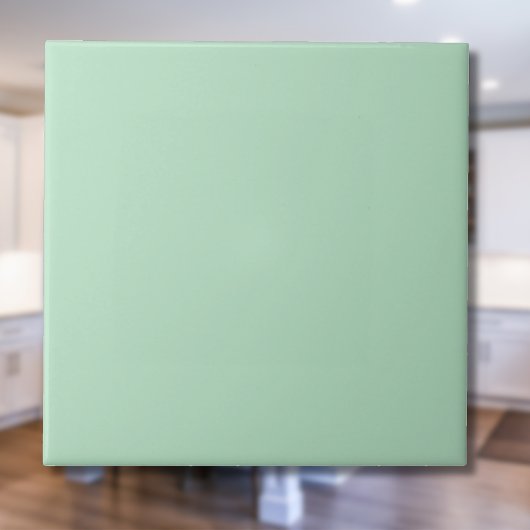 Pastel Bord Groen Effen Kleur | Klassiek | Elegant Tegeltje