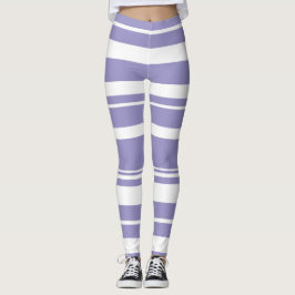 Pastel Bord Lavendel Paarse Abstracte kunst Leggings