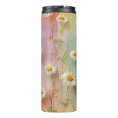 PASTEL BORDUURWERK LOOK DAISY BLOEMEN THERMOSBEKER (Achterkant)