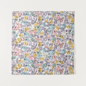 pastel borst vrouw wandkleed (Voorkant)