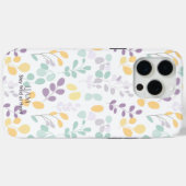 Pastel Botanisch - Minimalistische Natuur-Inspirat Case-Mate iPhone Case (Achterkant (horizontaal))
