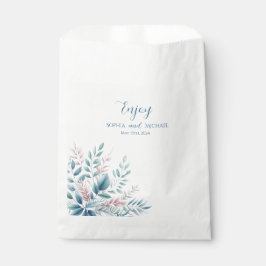 Pastel Botanische Bruiloft-Dank u- Bedankzakje